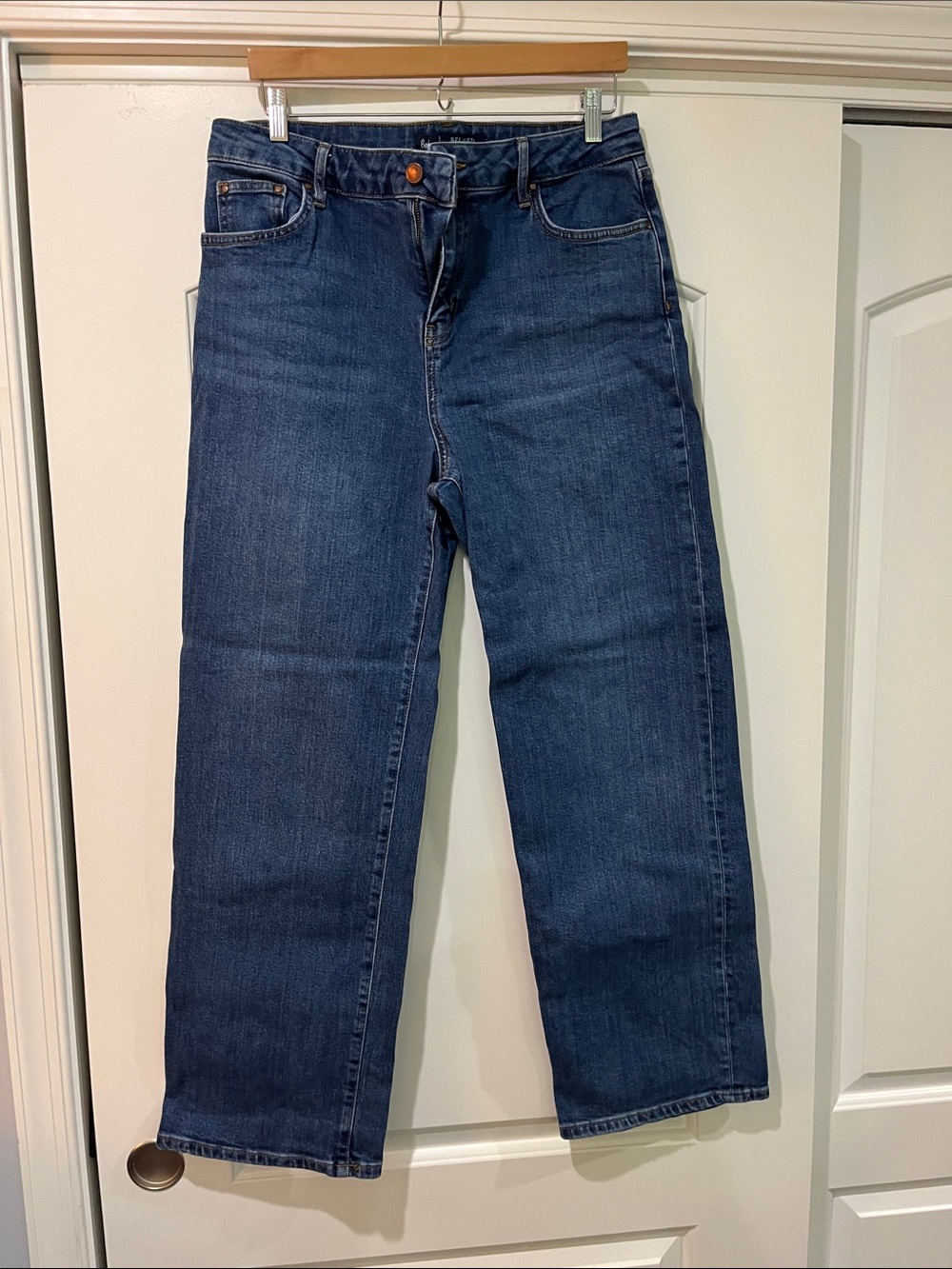 Wide leg jeans